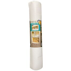 Duck Smooth Top EasyLiner Brand Shelf Liner, 20" x 18' - White